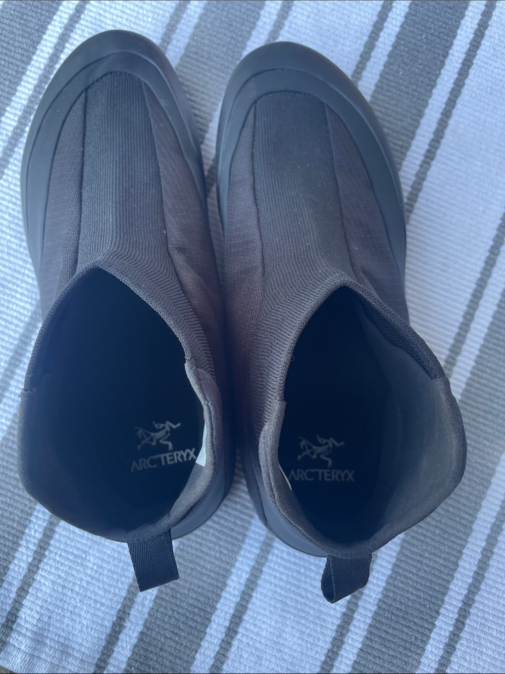 Arc'teryx Black Slip-On Sock Sneakers - Picture 4 of 6